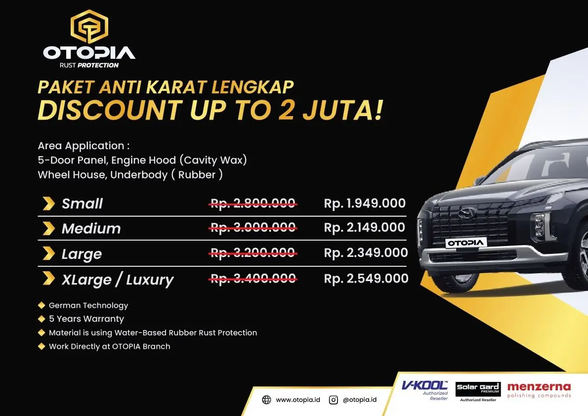 Harga Anti Karat Mobil